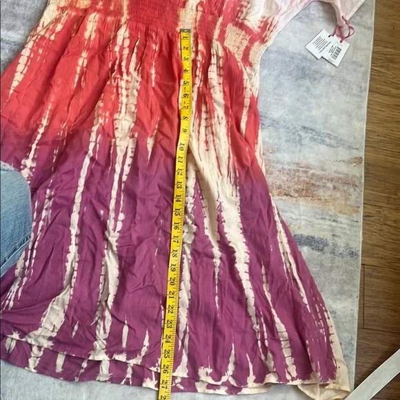 Simply Southern Pink and Purple Smocked Sundress - Picture 6 of 6